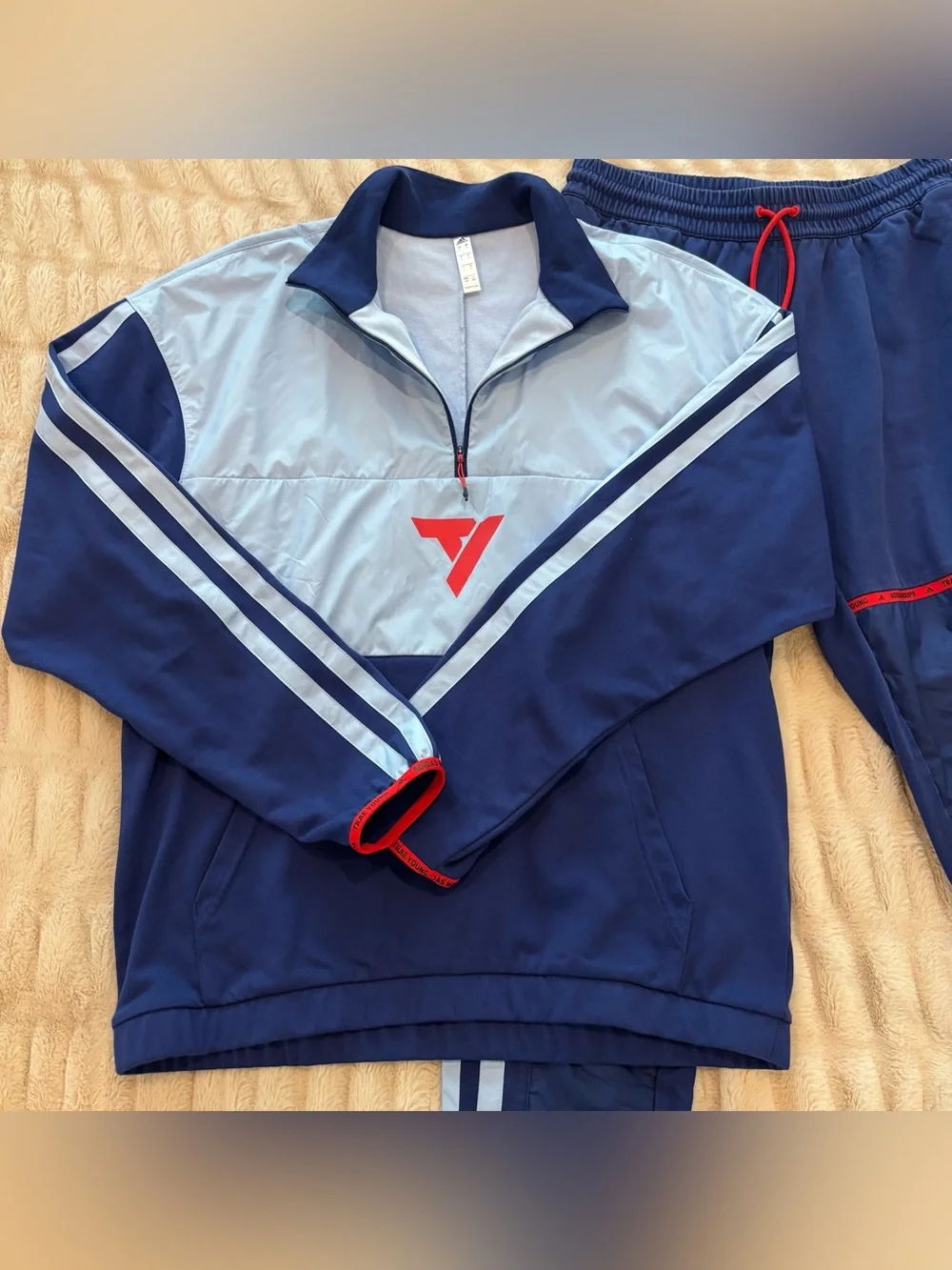 Adidas Trae Young Jacket Basketball NBA Windbreaker Track Pant Set Size L
